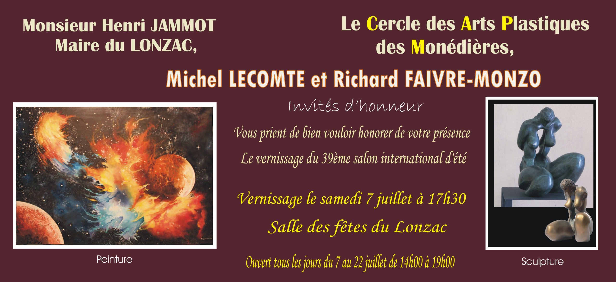 Invitation Lonzac 2018