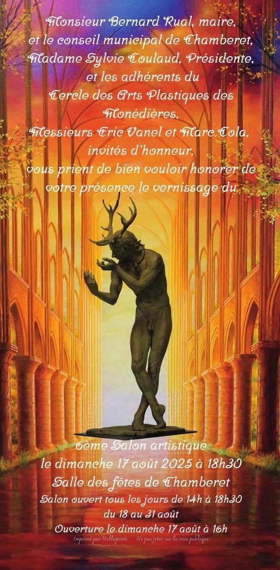 Chamberet 2025 invitation