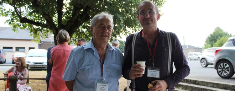 Gwenael Gaudard, jeune talent aux côté de Michel Lecomte du comité artistique du CAPM