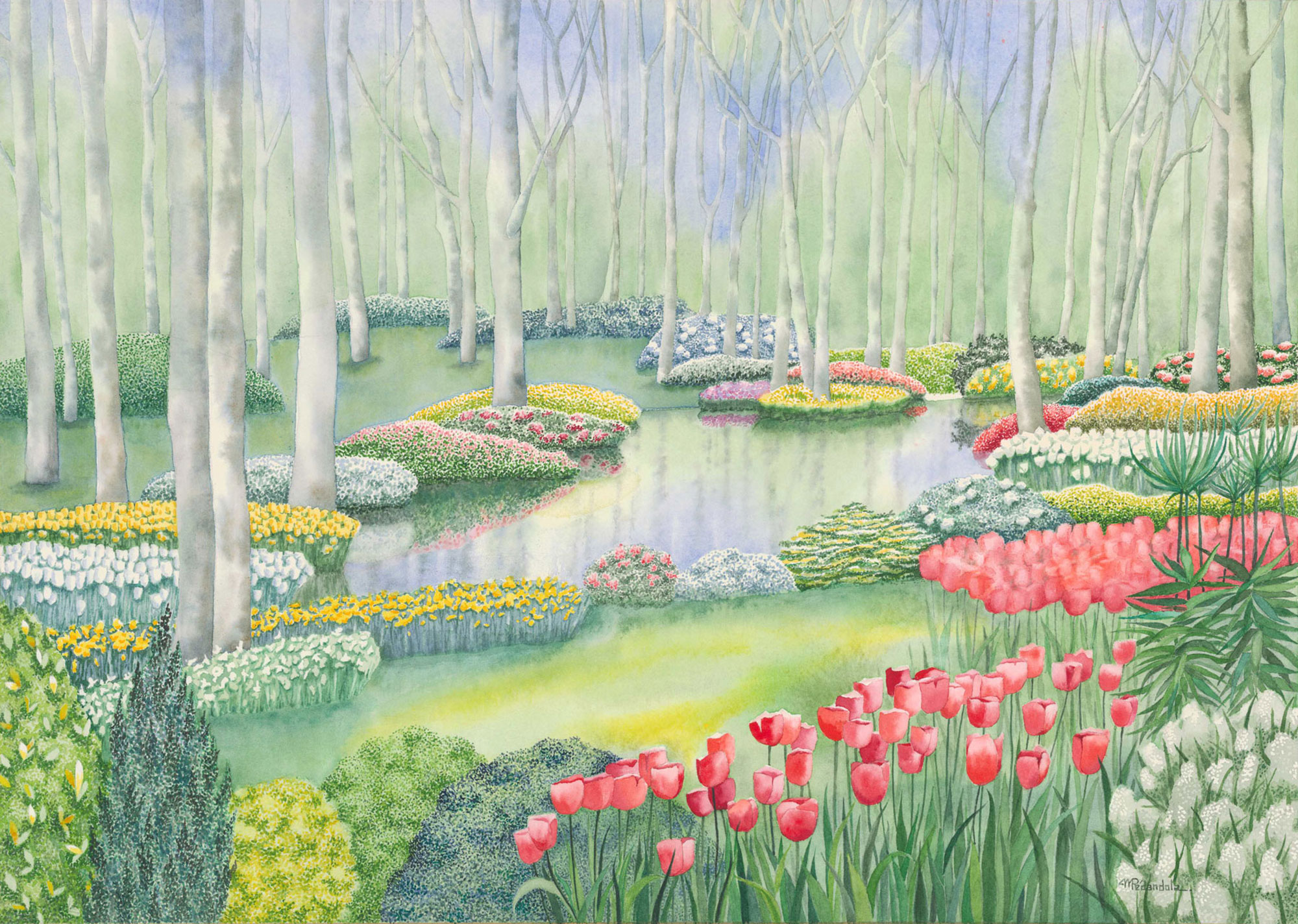 Pédandola Michèle Aquarelle de Michèle Pédandola
